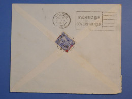 DK 12 TUNISIE  BELLE  LETTRE PRIVEE 1938 FERRYVILLE  A  TROYES FRANCE  ++AFF. INTERESSANT+++ + - Covers & Documents