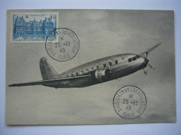 Avion / Airplane / SNCASO / SO 30R Bretagne / Carte Maxium - 1946-....: Era Moderna