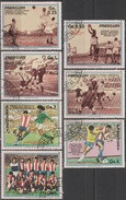 Paraguay 1986 Y&T 2221 à 2227 Michel 3977/83. Coupe Du Monde De Football Au Mexique. Scènes De Matches - 1986 – Mexico