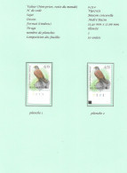 Belgium -  2007 BUZIN Birds - TORENVALK  Plaatnummers 1 - 2  Postfris - Zie Scan - 2011-..