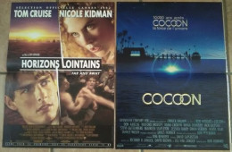 LOT 2 AFFICHE CINEMA FILM RON HOWARD HORIZONS LOINTAINS COCOON TOM CRUISE KIDMAN TBE + PLAQUETTE - Affiches & Posters