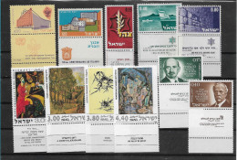 TIMBRE STAMP ZEGEL ISRAEL PETIT LOT TOUS  XX - Neufs (avec Tabs)