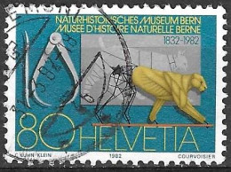 SVIZZERA - 1982 - MUSEO STORIA NATURALE BERNA - USATO (YVERT 1146 -MICHEL 1219) - Gebraucht