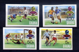 Ghana Série Complète Non Dentelé Imperf CM 74 ** - 1974 – Allemagne Fédérale