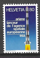 SVIZZERA - 1979 - SPAZIO - ARIANE - NUOVO MNH** (YVERT 1095 -MICHEL 1164) - Unused Stamps