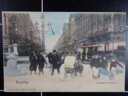 Bruxelles Boulevard Du Nord (Nels Colorisée) - Lanen, Boulevards