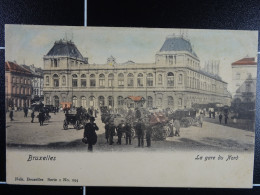 Bruxelles La Gare Du Nord (Nels Colorisée) - Transport (rail) - Stations