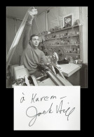 Jack Hill - Exploitation Film Director - Rare Signed Card + Photo - 2000 - COA - Acteurs & Toneelspelers