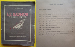 C1 PECHE Carrere LE SAUMON Poisson Royal 1943 Port Inclus France - Chasse/Pêche