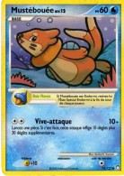 Carte Pokemon 75/123 Mustebouée 60 Pv 2008 - Sonstige & Ohne Zuordnung