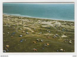 56 ERDEVEN N°4 Vue Aérienne De La Plage Et Du Camping En 1982 Tentes Caravanes Citroën DS Renault 4L VW Combi VOIR DOS - Erdeven