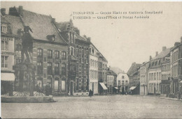 Tongeren - Tongres - Groote Markt En Ambiorix Standbeeld  - Tongeren