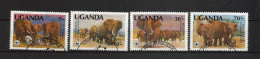 Uganda 1983 WWF Elephants Y.T. 316/319 (0) - Ouganda (1962-...)
