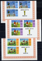 Barbuda Série Complète Bl De 4 Tabs Non Dentelé Imperf CM 74 ** - 1974 – Germania Ovest