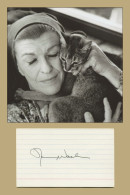 Nancy Walker (1922-1992) - American Actress - Signed Card + Photo - 1985 - COA - Actors & Comedians