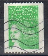 FR 2002 - Roulette MARIANNE DE LUQUET TVP Verte N ° 3535B  Au Verso N° Grand Chiffre Noir 052 à Gauche-oblitéré - 1997-2004 Marianne (14. Juli)