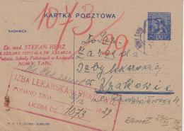 Poland Postcard Used Cp  48 S.28.II.01: H.Sienkiewicz (postal Circulation Nowy Targ) - Briefe U. Dokumente