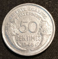 Pas Courant - FRANCE - 50 CENTIMES 1945 C - Morlon - Gad 426 - KM 894a.3 - 50 Centimes