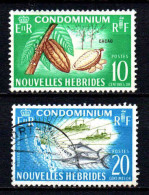 Nouvelles Hébrides  - 1968 - Tb Antérieur E II à Gauche  - N° 273/274 - Oblit - Used - Usados