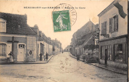 72-BEAUMONT-SUR-SARTHE- RUE DE LA GARE - Beaumont Sur Sarthe