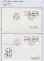 Greenland 1990 Definitives 4 FDC Ca Ammassalik (GD160) - FDC