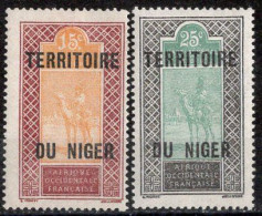 NIGER Timbres-poste N°6* & 8* Neufs Charnières TB Cote : 1€50 - Neufs