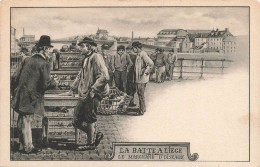 BELGIQUE - La Batte à Liège - Le Marchand D'oiseaux - Deux Hommes - Carte Postale Ancienne - Lüttich