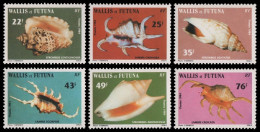 Wallis & Futuna 1984 - Mi-Nr. 460-465 ** - MNH - Meeresschnecken - Oceania (Other)