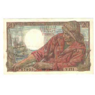 France, 20 Francs, Pêcheur, 1948, Y.171, SUP, Fayette:13.12, KM:100c - 20 F 1942-1950 ''Pêcheur''