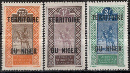 NIGER Timbres-poste N°14* à 16* Neufs Charnières Cote : 6€00 - Ungebraucht