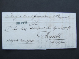 BRIEF Graz - Kauth I.Böhmen Kout Na Šumavě 1836   / P3485 - ...-1850 Prephilately