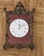 HORLOGE Pendule Murale ELOMATIC Années 1960 DELUXE Type Miroir 35*37 Cm 2.5 Kg - Relojes