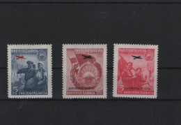 Jugoslavien Michel Cat.No. Mnh/** 575/577 - Usati