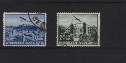 Jugoslavien Michel Cat.No. Used 346/347 - Gebraucht