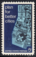 !a! USA Sc# 1333 MNH SINGLE (gun Disturbed) - Urban Planning - Nuovi