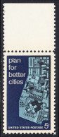 !a! USA Sc# 1333 MNH SINGLE W/ Top Margin - Urban Planning - Nuovi