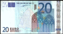 FRANCE * 20 Euros * 26/04/2002 * Etat/Grade TTB+/XF * Tirage (U) E001 D4 - 20 Euro