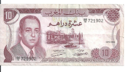 MAROC 10 DIRHAMS 1970 VF P 57 A - Maroc