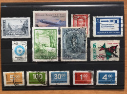 Argentine Stamps - From 1956 - Usati