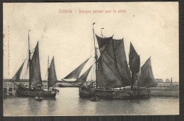 Oostende. Barques Partant Pour La Pêche - Oostende