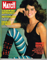 PARIS MATCH N°1773 Du 20 Mai 1983 Brooke Shields - Album Des Rotschild - Mitterrand - Charles Et Diana - Informaciones Generales