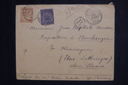 TUNISIE - Enveloppe En Recommandé De Sfax Pour Barchingen  ( Alsace Lorraine ) En 1897 - L 150190 - Brieven En Documenten