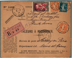 France, Paris 1924,Valeurs A Recouverer 31.08.1924, Olympic Games, Olympia, JO - Estate 1924: Paris