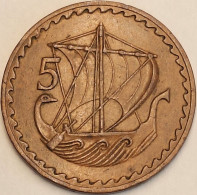 Cyprus - 5 Mils 1963, KM# 39 (#3595) - Chipre