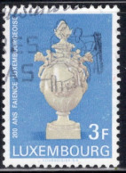 Luxembourg 1967 Single Stamp For The 200th Anniversary Of Luxembourg Faience Industry In Fine Used - Oblitérés