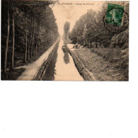 77 VILLEPARISIS Canal De L'Ourcq , Péniche En Chargement , Attelage Charette , Navigation Fluviale - Villeparisis