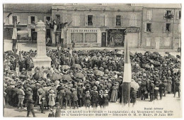 QUARRE-les-TOMBES (89) Inauguration Du Monument Aux Morts 20/06/1920, Discours De M. Le Maire Ed. Diciel 529 - Quarre Les Tombes