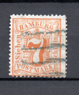 Hamburg 1864 Freimarke 17 Wappen Gebraucht (gepruft Jakubek BPP) - Hamburg (Amburgo)