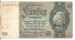 ALLEMAGNE 50 REICHSMARK 1933 VF P 182 - 50 Mark