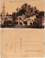 Stolpen Kirche, Villen Und Burg Ansichtskarte 1922 - Stolpen